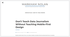 Desktop Screenshot of markhamnolan.com